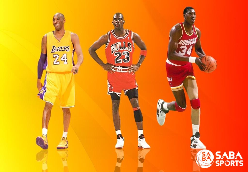 Michael Jordan, Kobe Bryant And Hakeem Olajuwon - 3 “già gân” trong làng NBA