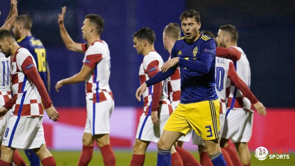 Trận thua 2-1 trước Croatia là thất bại thứ 3 của Thụy Điển ở Nations League