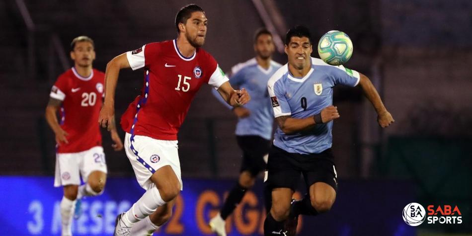 Uruguay 2-1 Chile: chiến thắng phút 90+3