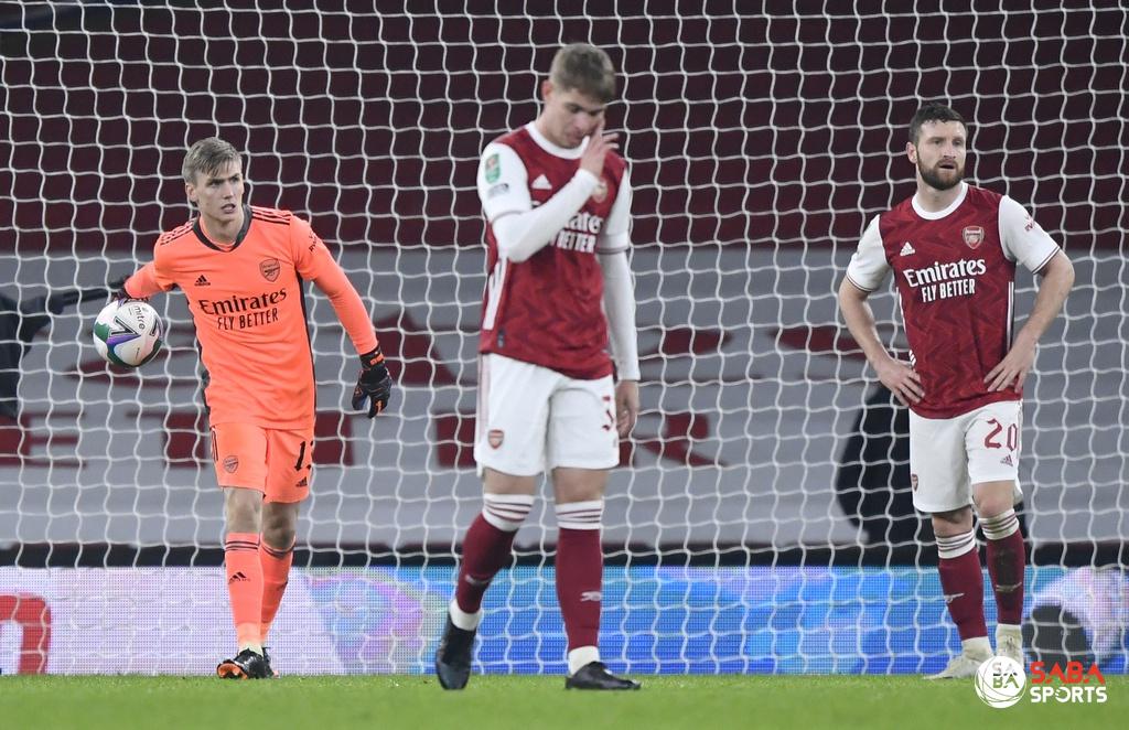 Thua thảm 1-4 Man City ở League Cup, Arsenal tiếp tục nối dài chuỗi trận đáng thất vọng