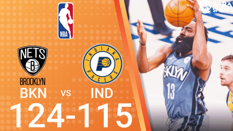 Pacers vs Nets - NBA 2020/21