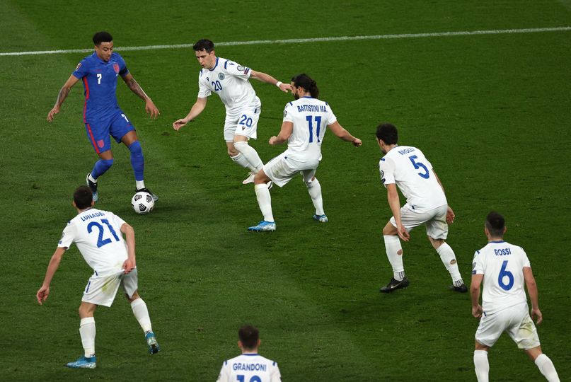 Lingard tả xung hữu đột trước San Marino tại vòng loại World Cup 2022