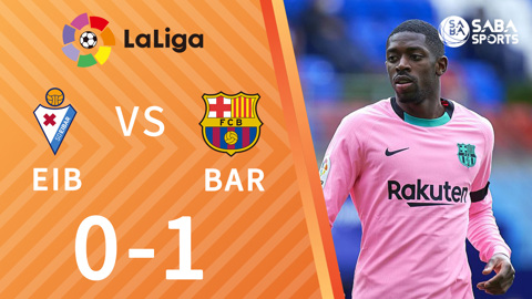 Eibar vs Barcelona - vòng 38 La Liga