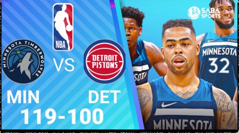 Pistons vs Timberwolves - NBA 2021