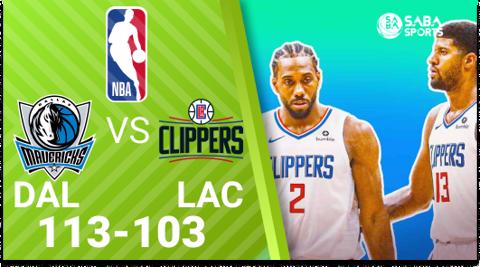 Clippers vs Mavericks - NBA 2021