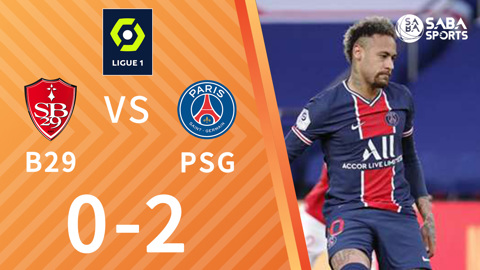 Brest vs PSG - vòng 38 Ligue 1