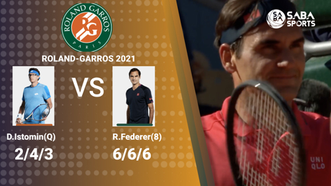 Istomin vs Federer - vòng 1 Roland Garros