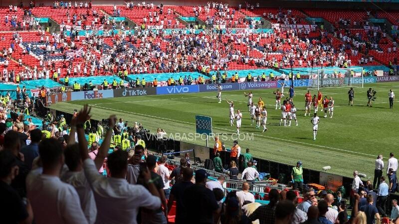 Có tới 8 trận đấu tại Euro 2020 diễn ra ở Wembley. (Ảnh: Twitter)