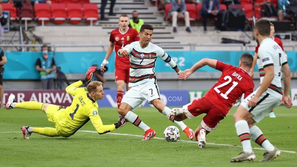 Bồ Đào Nha phải cần đến những bàn thắng muộn mới hạ được Hungary