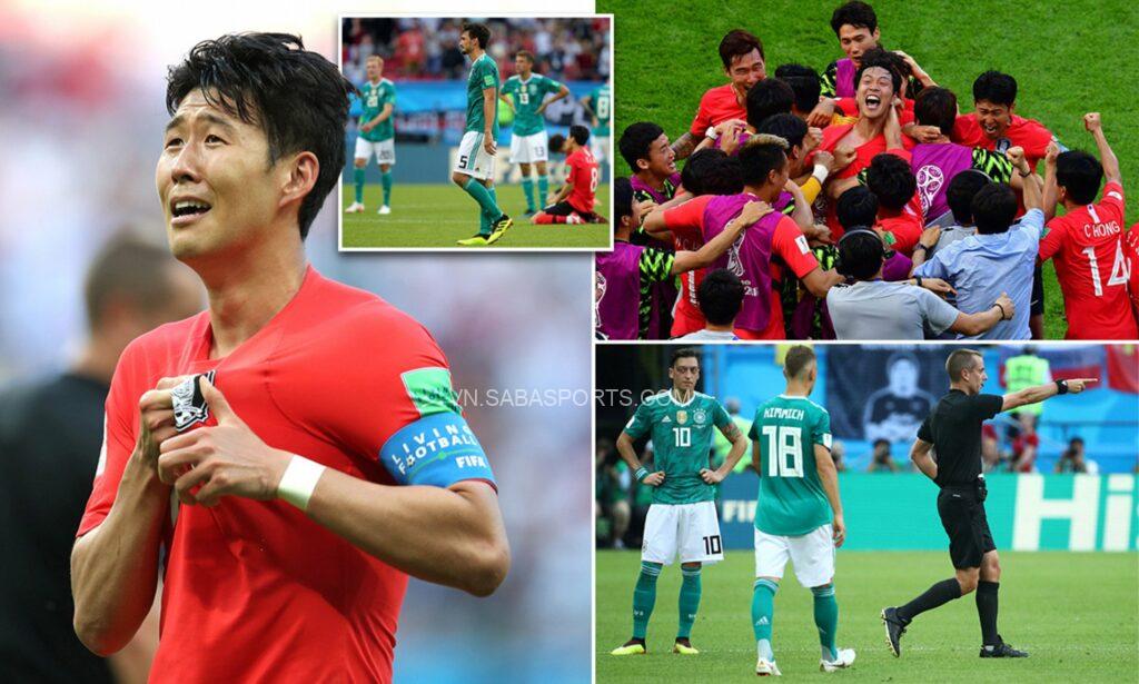 Hàn Quốc đã có chiến thắng lịch sử trước Đức tại World Cup 2018