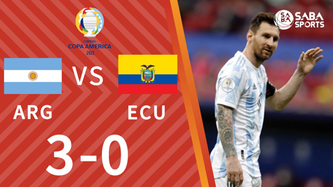 Argentina vs Ecuador - Tứ kết Copa America 2021