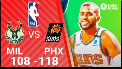 Suns vs Bucks - Chung kết NBA 2021 - Game 2