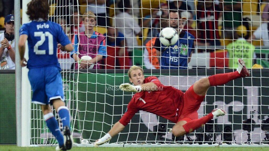 Ý từng hạ Anh tại loạt luân lưu ở tứ kết Euro 2012