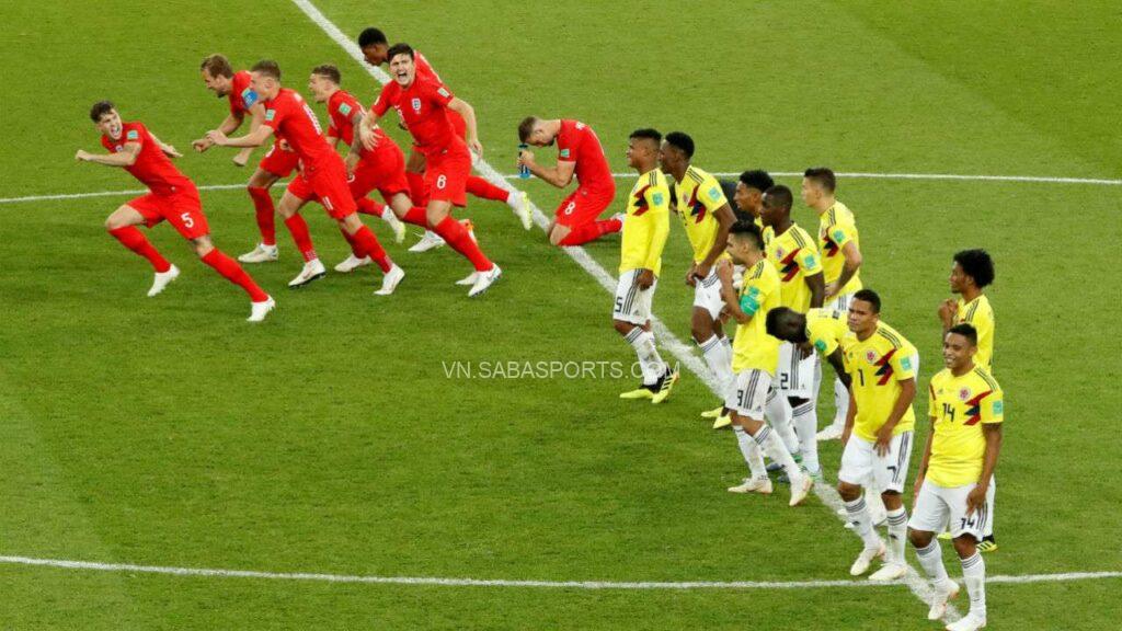Tuyển Anh đánh bại Colombia tại vòng 1/8 của World Cup 2018 sau loạt luân lưu
