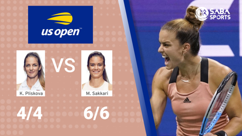 Karolina Pliskova vs Maria Sakkari - Tứ kết US Open 2021