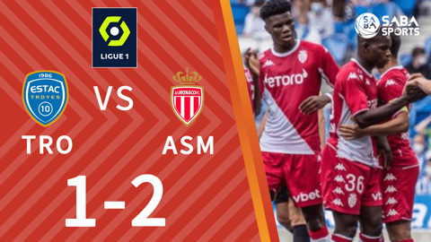 Troyes vs Monaco - vòng 4 Ligue 1 2021/22