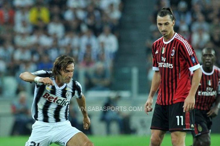 Ibra, Pirlo và những danh thủ khoác áo cả Juventus vs AC Milan