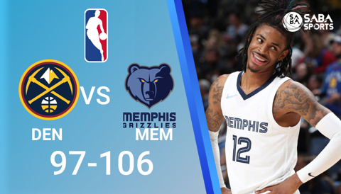 Grizzlies vs Nuggets - NBA 2021/22