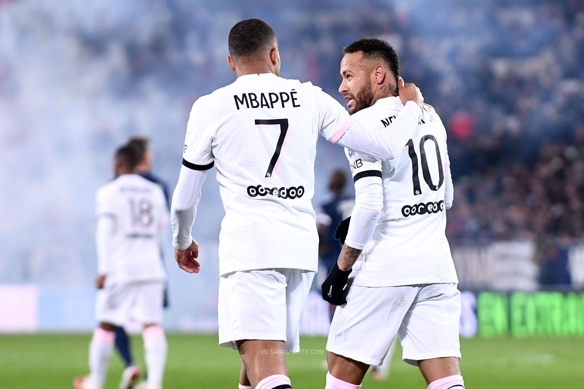 Không Messi, PSG vẫn hạ Bordeaux nhờ song tấu Neymar – Mbappe