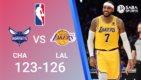 Lakers vs Hornets - NBA 2021/22