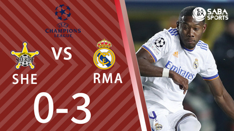 Sheriff vs Real Madrid - bảng D cúp C1 châu Âu 2021/22