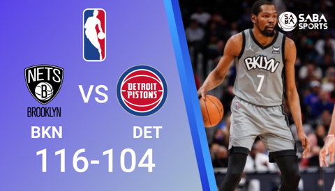 Detroit Pistons vs Brooklyn Nets - NBA 2021/22