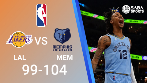 Memphis Grizzlies vs LA Lakers - NBA 2021/22