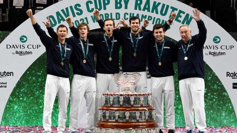 Medvedev và Rublev mang về danh hiệu Davis Cup 2021 dành cho Nga