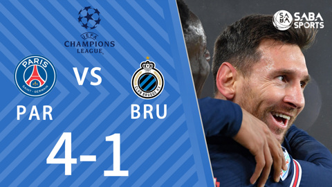 PSG vs Club Brugge - bảng A cúp C1 châu Âu 2021/22