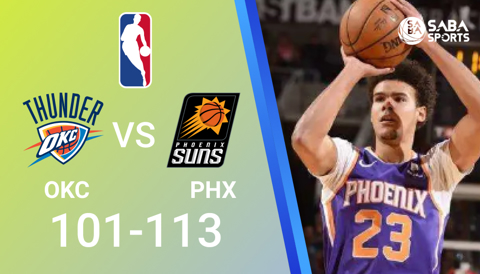 Phoenix Suns vs Oklahoma City Thunder - NBA 2021/22