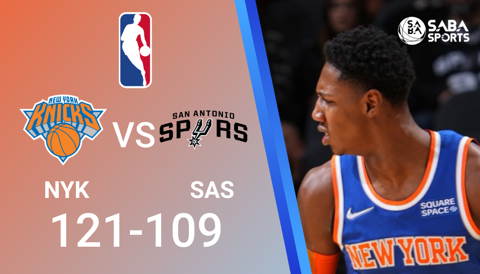 San Antonio Spurs vs New York Knicks - NBA 2021/22