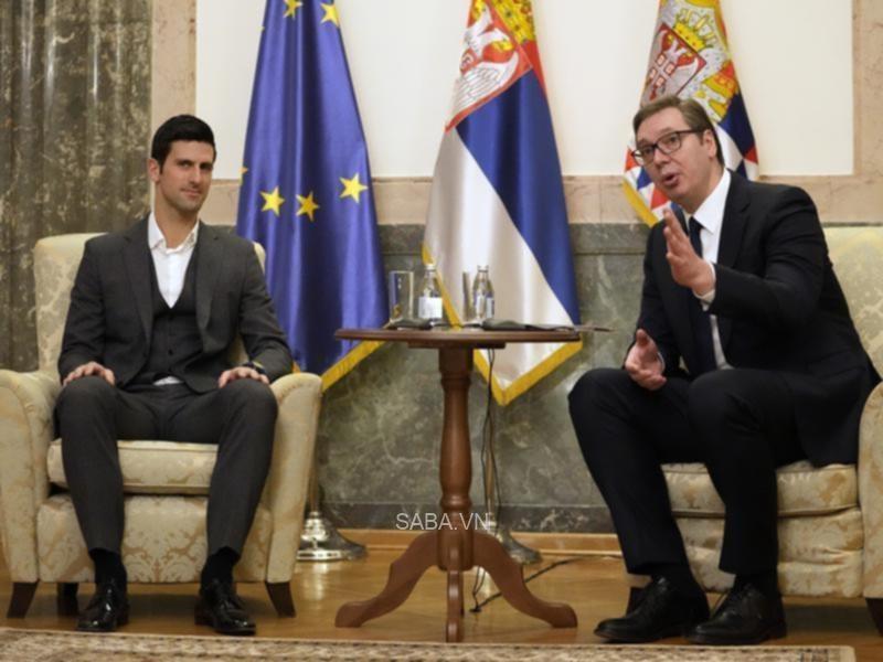 Tổng thống Serbia tuyên bố Djokovic sẽ giành hat-trick Grand Slam ở năm 2022