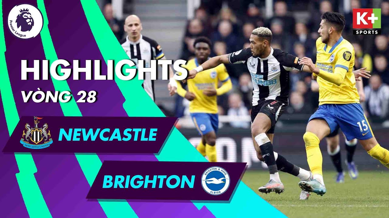 Newcastle United vs Brighton - vòng 28 Ngoại hạng Anh 2021/22