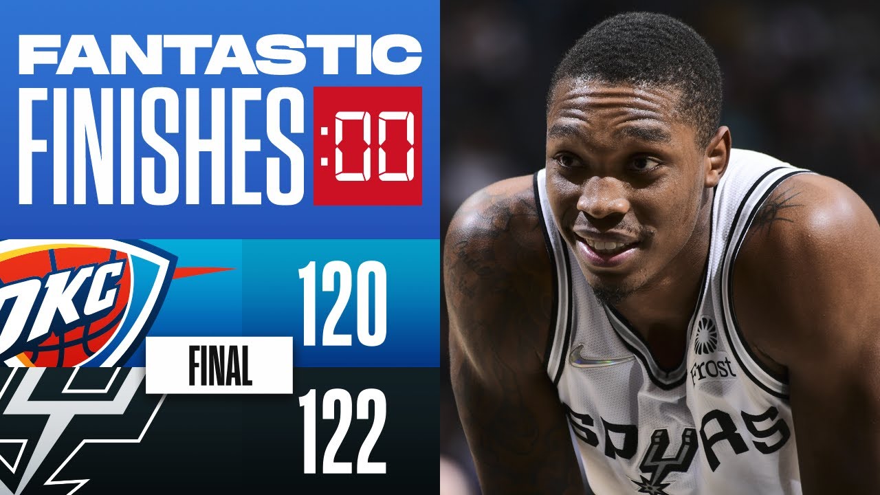 Spurs vs Thunder - Những phút cuối trận gây cấn | NBA 2021/22