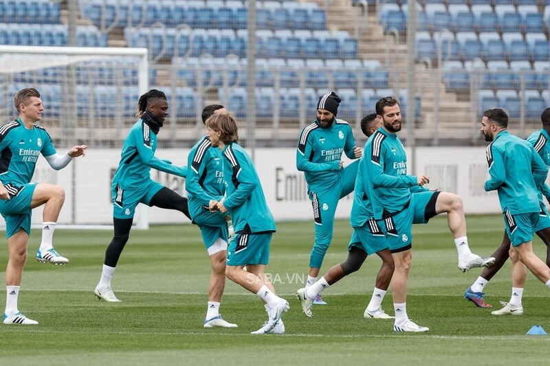 Các cầu thủ Real Madrid đã sẵn sàng cho trận đấu tới