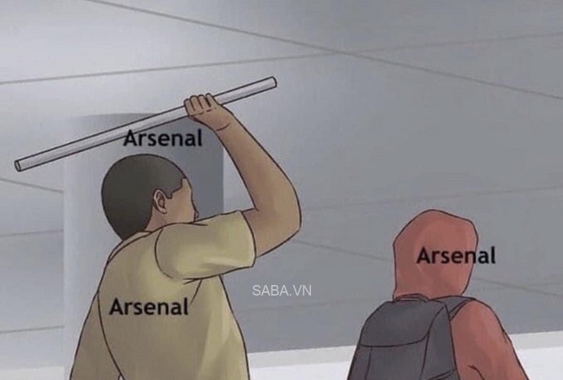 Arsenal vẫn thường có những pha “tự hủy” như thế.