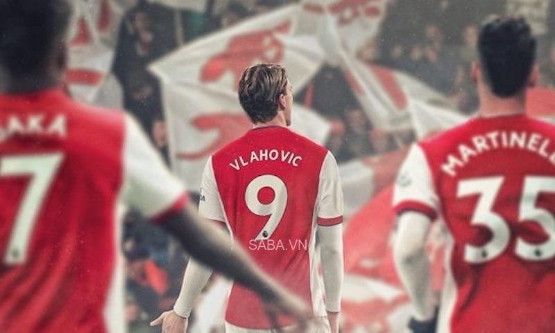 Vlahovic đã bỏ qua cơ hội được là hạt nhân của Arsenal
