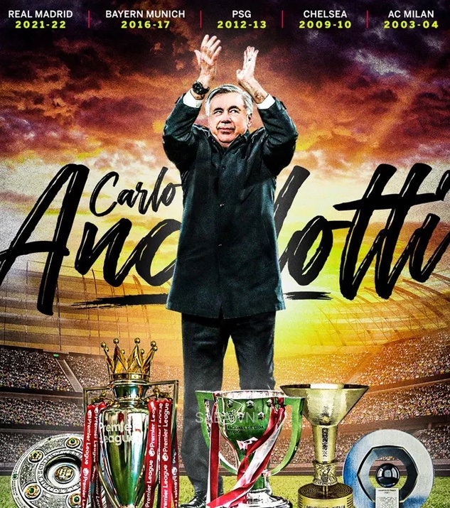 Ancelotti xứng đáng với danh hiệu 'Vua đấu League'