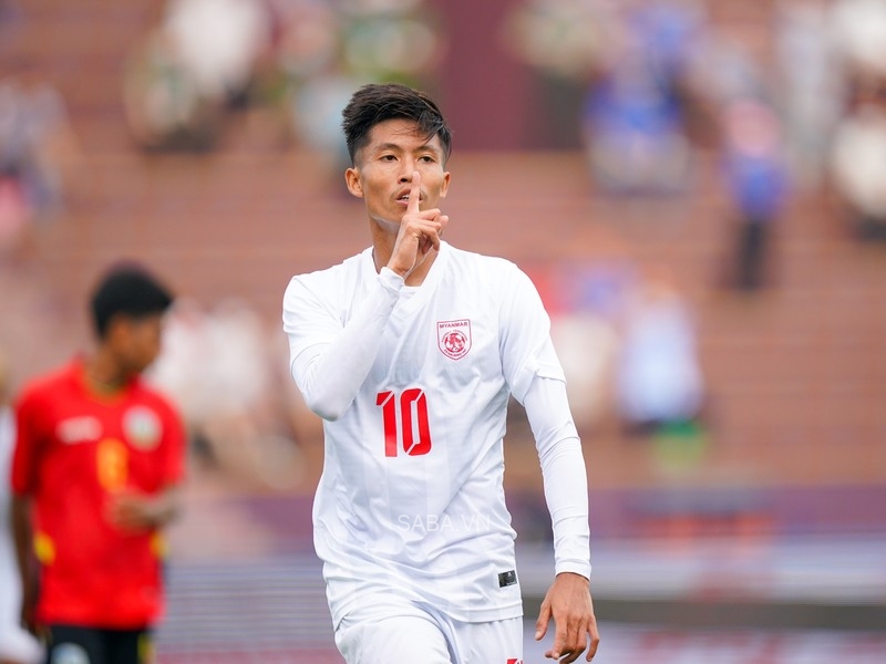 U23 Myanmar kết thúc hiệp 1 với lợi thế dẫn trước 2 bàn