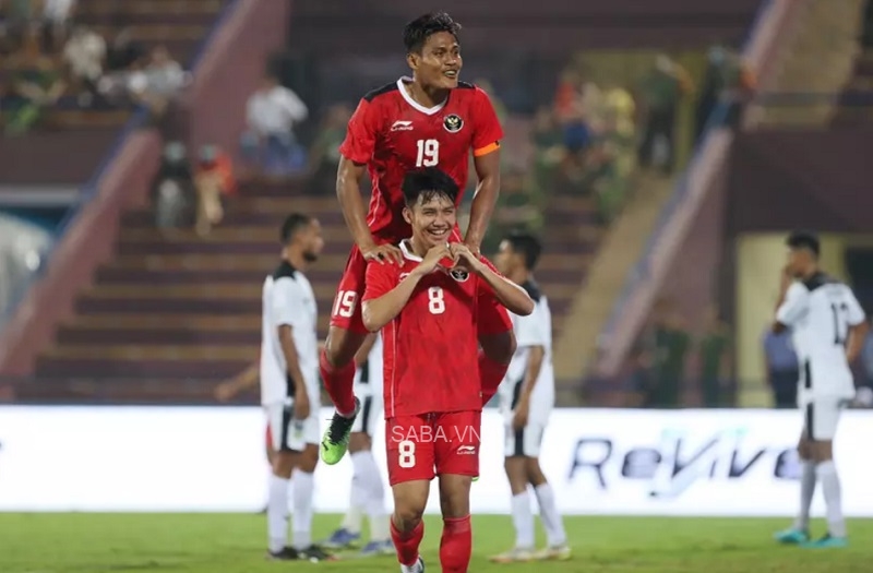 U23 Indonesia ghi bàn sau khi thoát thua ở đầu trận