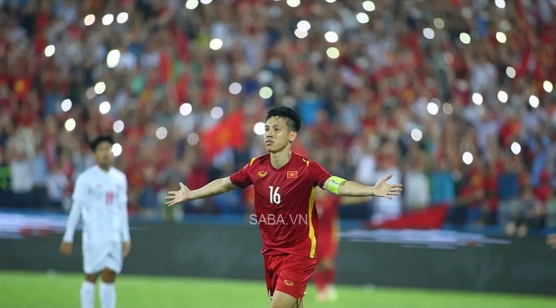 Hùng Dũng ghi bàn mang về chiến thắng cho U23 Việt Nam (Ảnh: Vietnamnet)