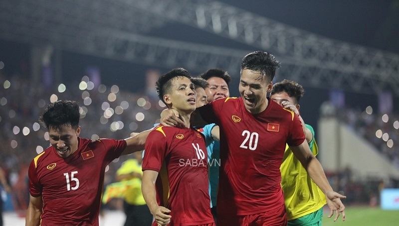 U23 Việt Nam gần như chắc chắn sẽ giành vé đi tiếp (Ảnh: TTXVN)