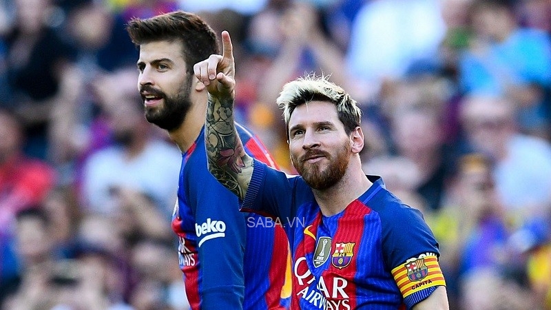 Pique và Messi là bạn rất thân ở cả trong và ngoài sân cỏ