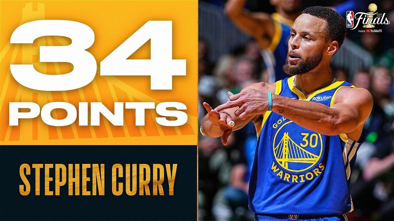 Curry ghi 34 điểm giúp Golden State Warriors vô địch NBA 2021/22