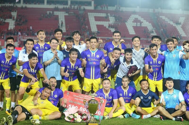 Hà Nội FC đăng quang tại Lạch Tray.