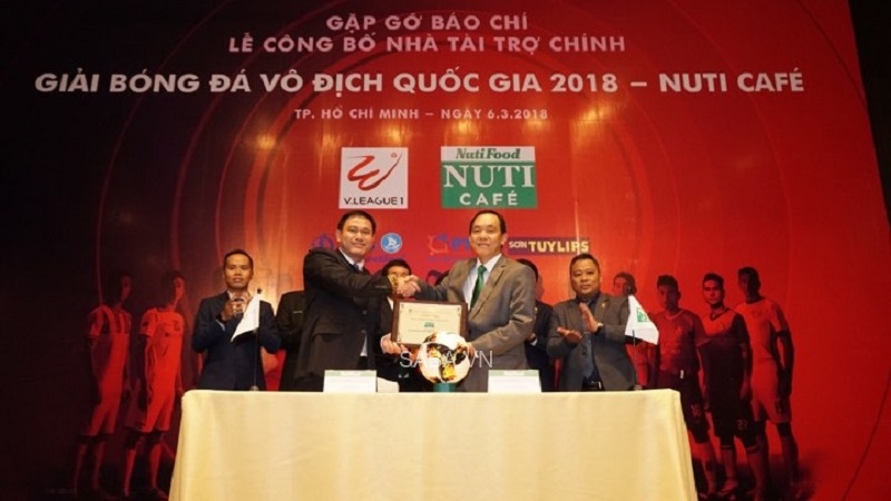 Nutifood tài trợ cho nhiều giải đấu của Việt Nam ở những năm qua