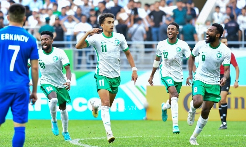 U23 Ả Rập Xê Út thắng thuyết phục U23 Uzbekistan