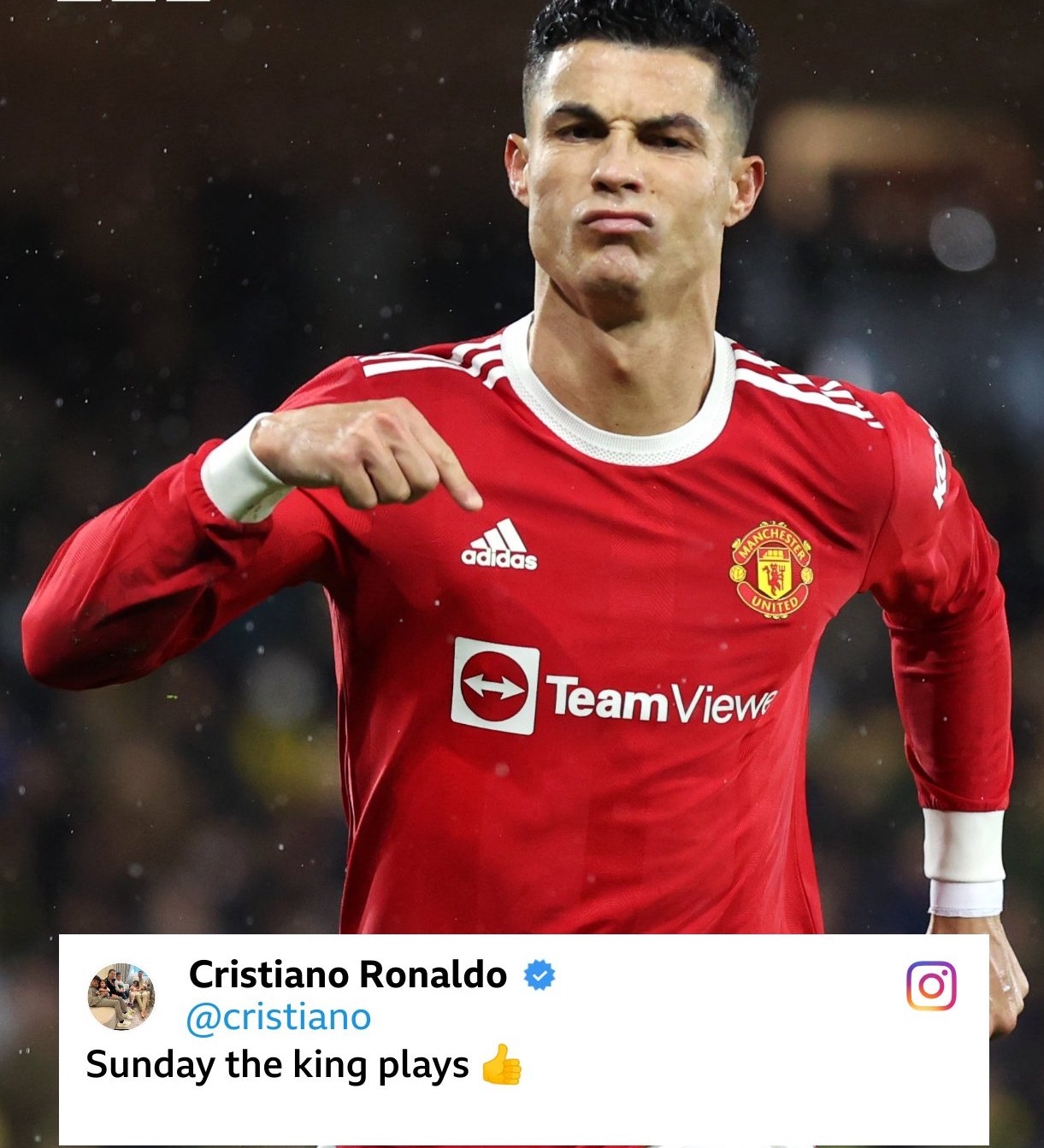 Ronaldo tự gọi mình là vua