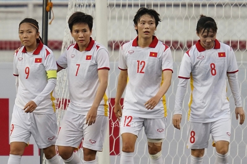 Các cầu thủ nữ Việt Nam chỉ giành hạng 4 chung cuộc tại sân chơi Đông Nam Á