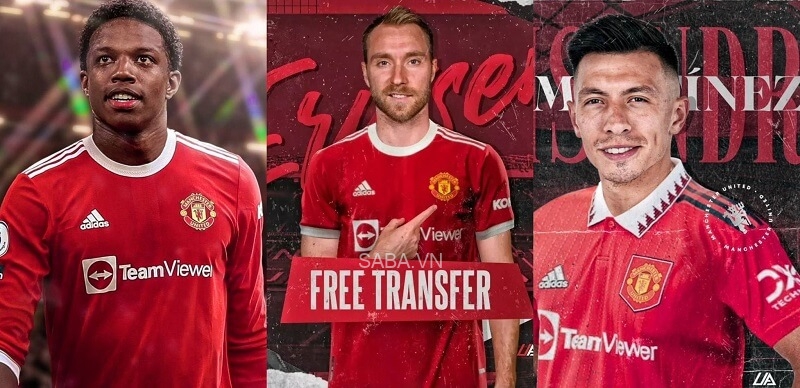 Ba cầu thủ mới tại Man United.